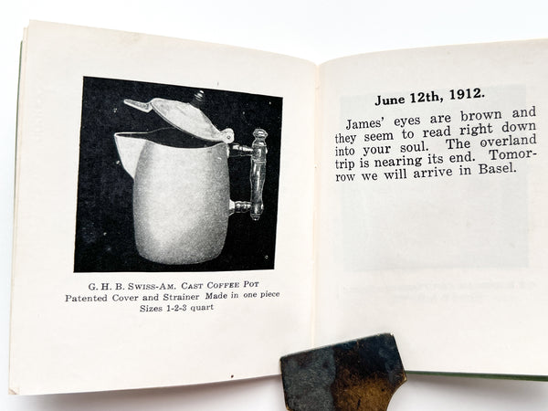 Her "Swissalu" Diary, written enroute