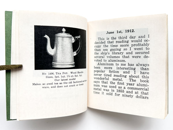 Her "Swissalu" Diary, written enroute