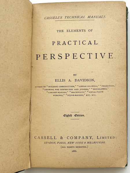 The Elements of Practical Perspective (Cassell's Technical Manuals)