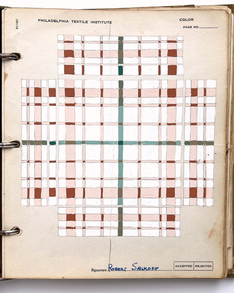 Philadelphia Textile Institute: Two sets of notes in Fabric Analysis and Weave Formation