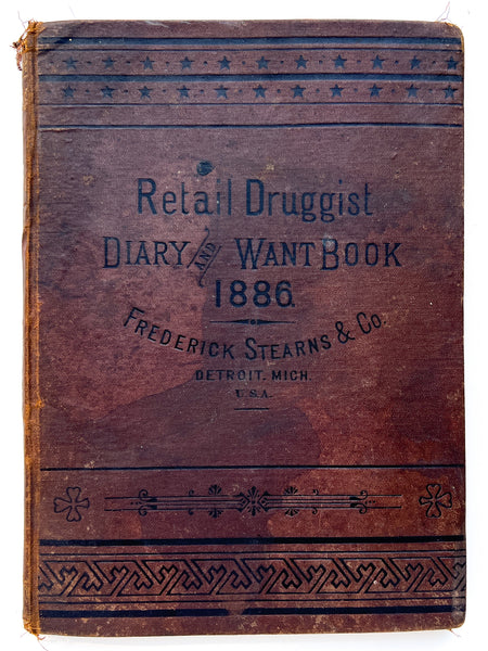Retail Druggists' Diary and Want Book (1886)
