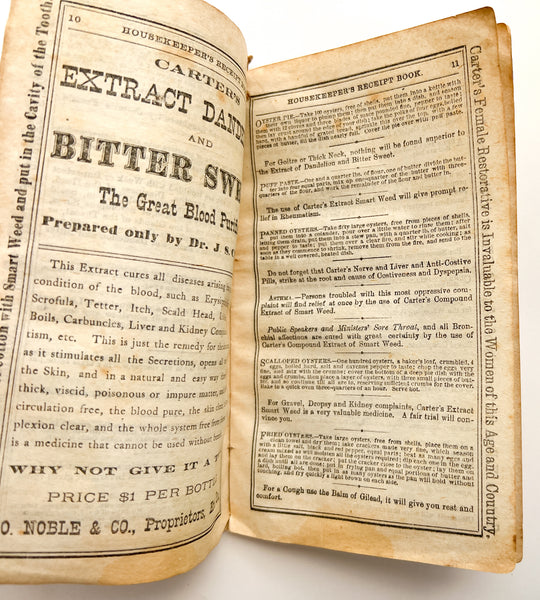 The Housekeeper's Receipt Book (Carter's Compound Extract of Smart Weed)