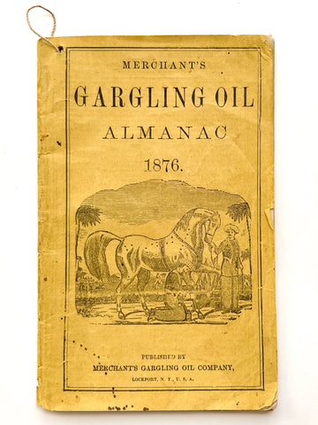 Merchant's Gargling Oil Almanac 1876