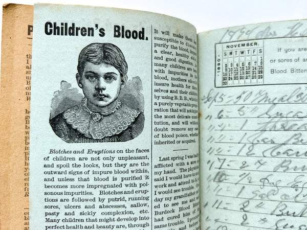 Burdock Blood Bitters Pocket Memorandum Book