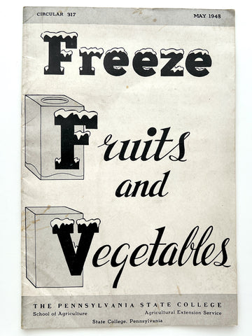 Freeze Fruits and Vegetables (Circular 317)