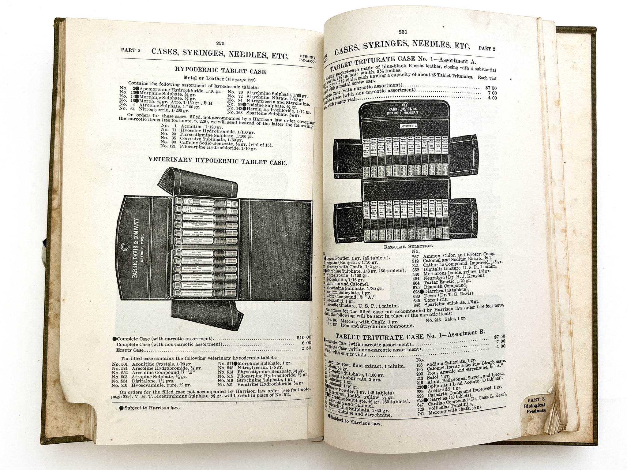 Complete Catalogue of the Products of the Laboratories of Parke, Davis & Co. Detroit, Mich., U. S. A. Revised to April, 1920.