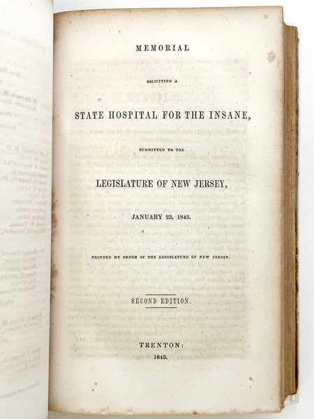 Sammelband of 8 publications related to Philadelphia-area institutions and prison reform, 1844-1845