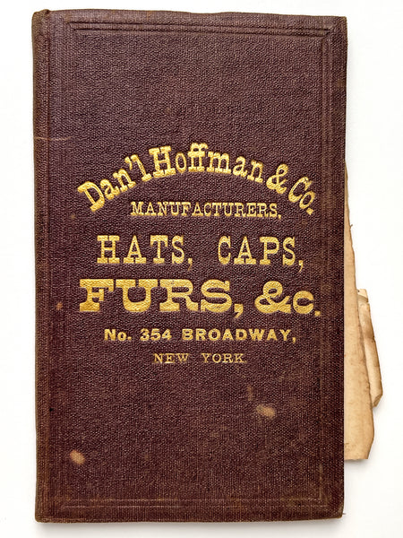 Daniel Hoffman & Co. Autumn of 1869. [pocket memo book]