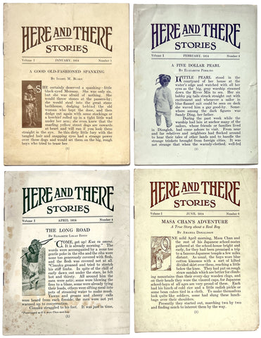 Here and There: Stories Volume 1, Nos. 1, 2, 4, 6 (4 isues) 1914