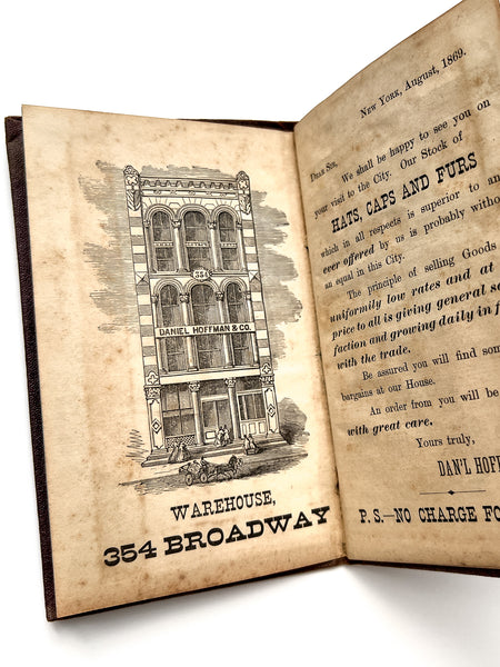 Daniel Hoffman & Co. Autumn of 1869. [pocket memo book]