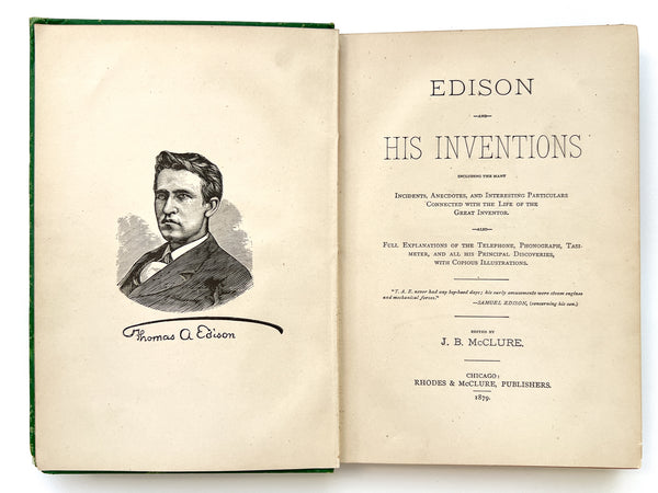 Edison and His Inventions...