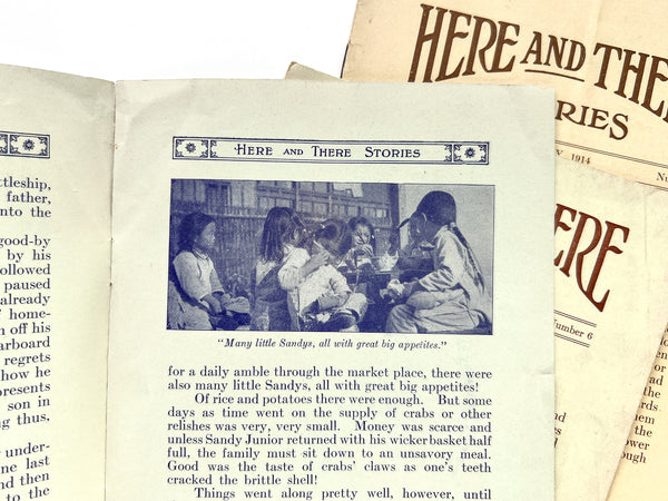 Here and There: Stories Volume 1, Nos. 1, 2, 4, 6 (4 isues) 1914