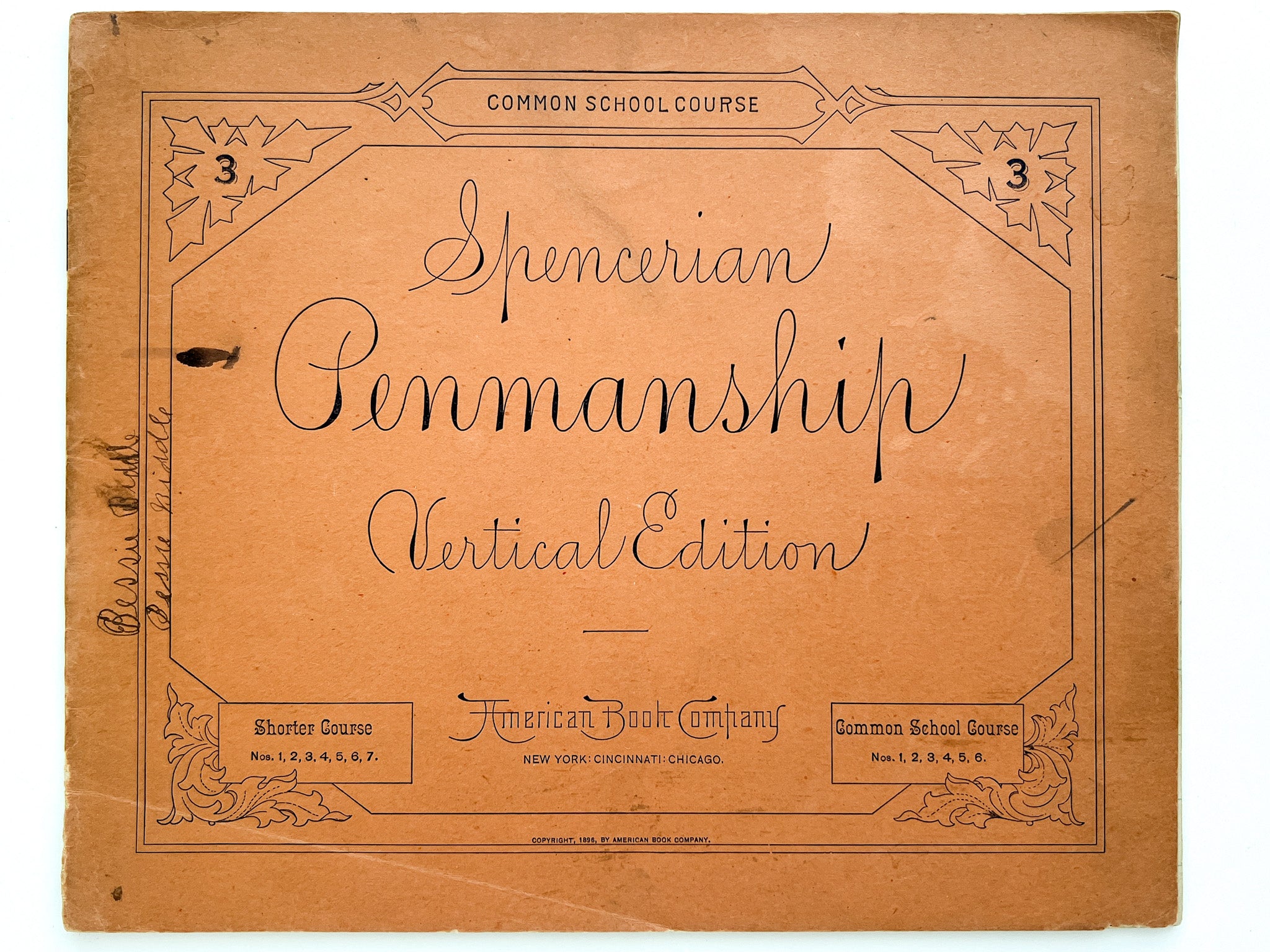 1896 - Spencerian Penmanship Vertical Edition, No. 3