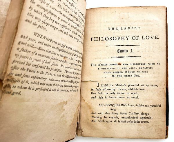 The Ladies' Philosophy of Love: A Poem, in Four Cantos. Written in 1774.