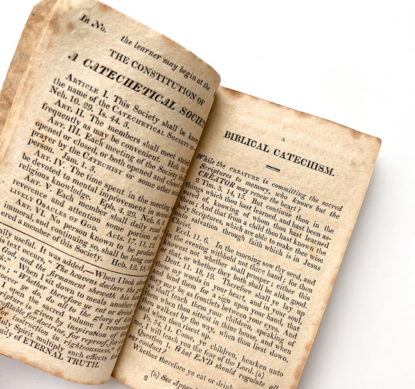 A Short Biblical Catechism, Containing Questions, Historical, Doctrinal, Practical, and Experimental, Designed to Promote an Intimate Acquaintance with the Inspired Volume