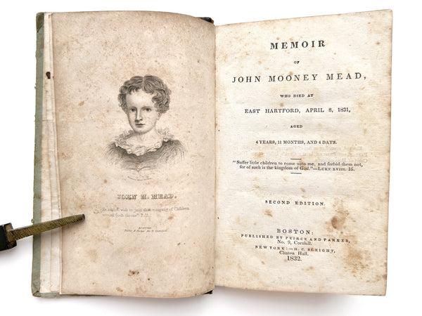 Memoir of John Mooney Mead, who died at East Hartford, Conn. April 8, aged 4 years, 11 months, and 4 days