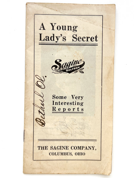 A Young Lady's Secret: Some Very Interesting Reports (cover title)