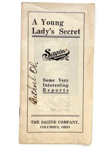 A Young Lady's Secret: Some Very Interesting Reports (cover title)