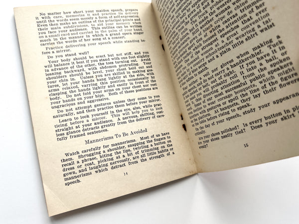 Little Lessons in Public Speaking