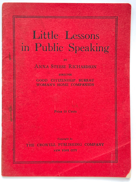 Little Lessons in Public Speaking
