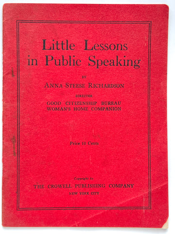 Little Lessons in Public Speaking