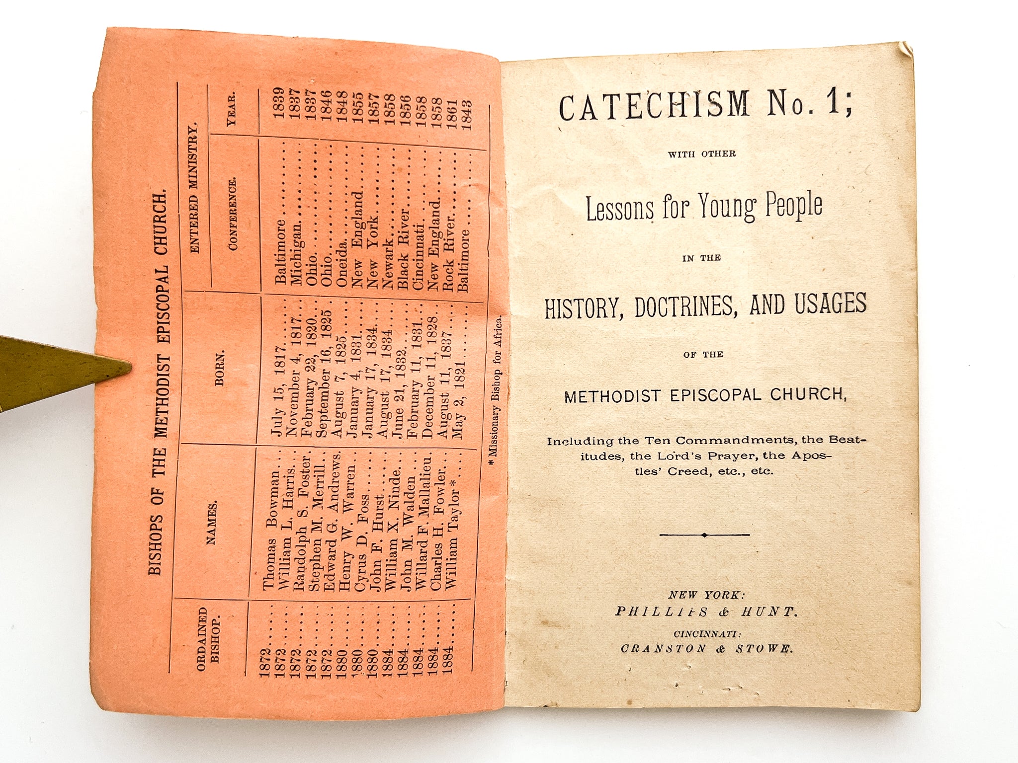 Catechism No. 1; with other Lessons for Young People in the History, Doctrines, and Usages