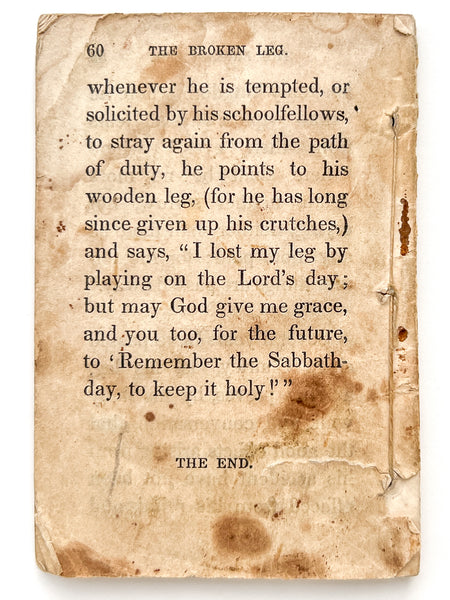 The Broken Leg. A Sunday Accident.