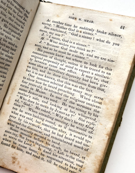 Memoir of John Mooney Mead, who died at East Hartford, Conn. April 8, aged 4 years, 11 months, and 4 days