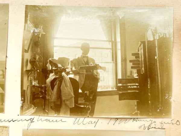 "Kodak Views" 1899-1900 photo album with views of Massachusetts & New England, including Bird's Eye Views from the top of the Bunker Hill Monument and great interior snapshots