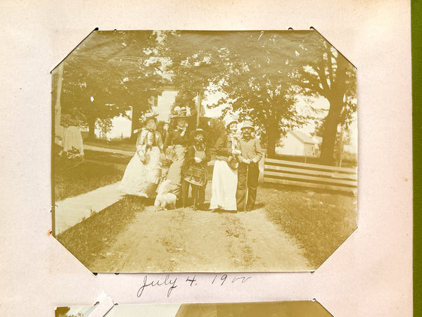 "Kodak Views" 1899-1900 photo album with views of Massachusetts & New England, including Bird's Eye Views from the top of the Bunker Hill Monument and great interior snapshots