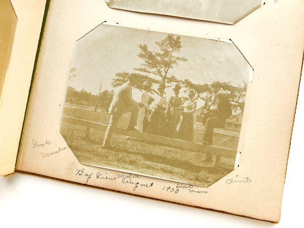"Kodak Views" 1899-1900 photo album with views of Massachusetts & New England, including Bird's Eye Views from the top of the Bunker Hill Monument and great interior snapshots
