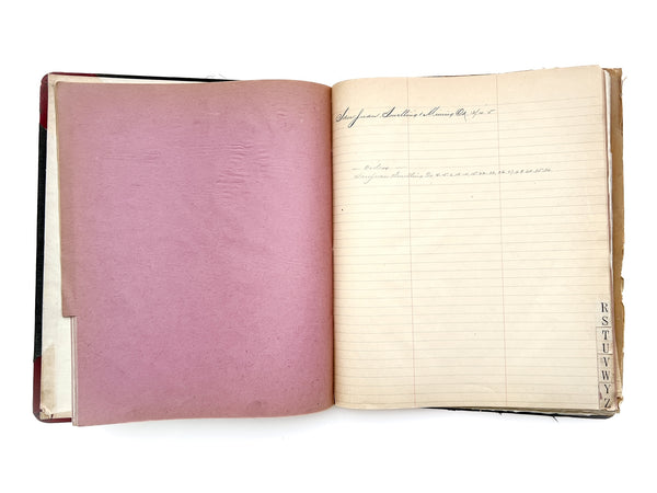 1892 copies of letters by Hendrie & Bolthoff Mfg. Co. representative in Durango, Colorado