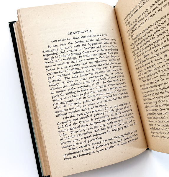 Planetary Evolution; or, A New Cosmogony, Being an explanation of planetary growth and life energy, upon the basis of chemical and electrical relations of the elements of nature.