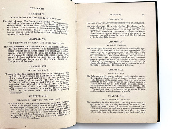 Planetary Evolution; or, A New Cosmogony, Being an explanation of planetary growth and life energy, upon the basis of chemical and electrical relations of the elements of nature.