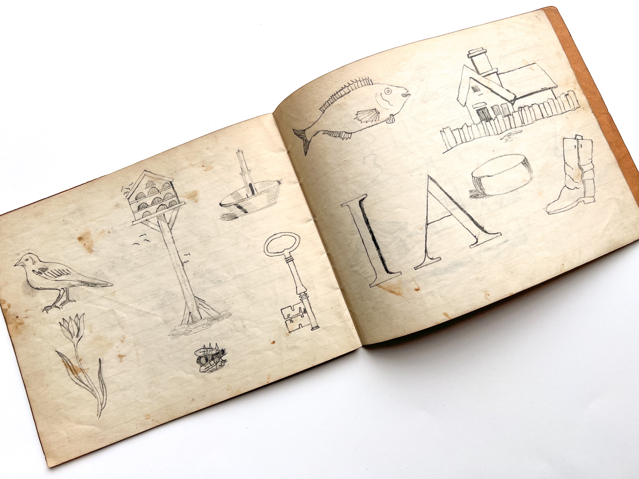 School Copy Book made and sold by M'Donald & Beeson, Booksellers & Stationers, No. 78 Market Street, Near the Diamond, Pittsburgh.