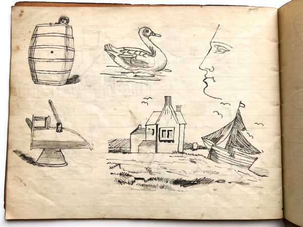 School Copy Book made and sold by M'Donald & Beeson, Booksellers & Stationers, No. 78 Market Street, Near the Diamond, Pittsburgh.