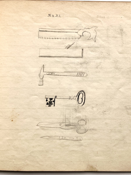 School Copy Book made and sold by M'Donald & Beeson, Booksellers & Stationers, No. 78 Market Street, Near the Diamond, Pittsburgh.