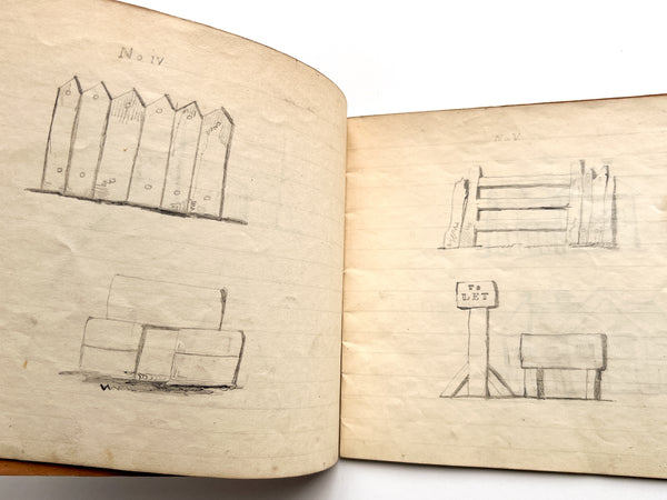 School Copy Book made and sold by M'Donald & Beeson, Booksellers & Stationers, No. 78 Market Street, Near the Diamond, Pittsburgh.