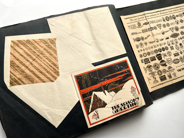 Xmas Greeting Cards de Luxe from the Studios of the Process Engraving Co. Chicago, Ill.
