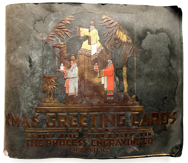 Xmas Greeting Cards de Luxe from the Studios of the Process Engraving Co. Chicago, Ill.