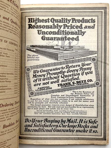 The Betzco Line Supplies and Equipment for Physicians and Hospitals (catalogue and supplements)