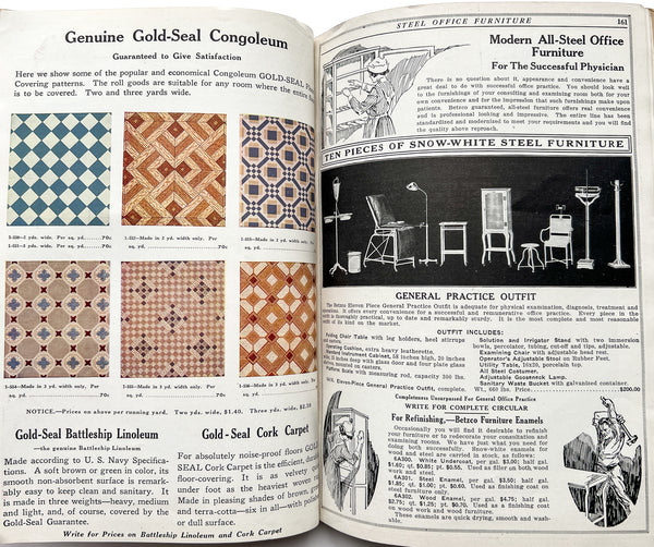 The Betzco Line Supplies and Equipment for Physicians and Hospitals (catalogue and supplements)