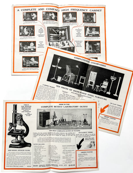 The Betzco Line Supplies and Equipment for Physicians and Hospitals (catalogue and supplements)