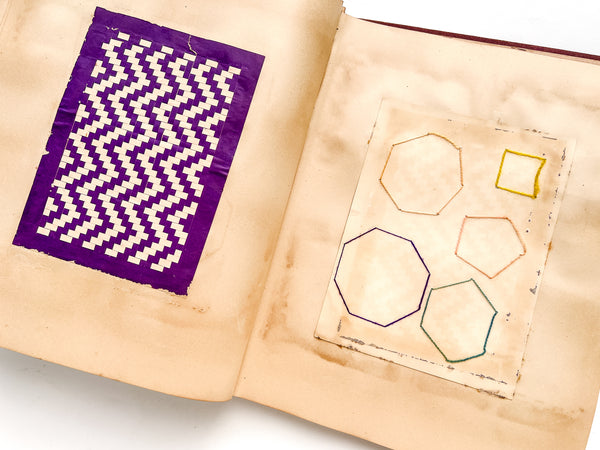 Specimens of Melvina Townsend’s work in the Kindergarten School, 1893 & 1894, 5 & 6 years of age…