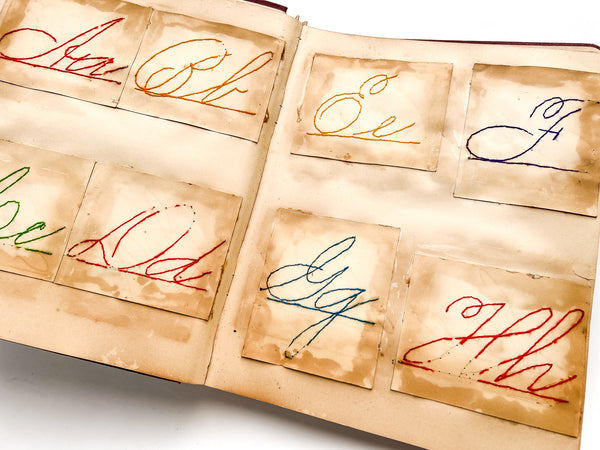 Specimens of Melvina Townsend’s work in the Kindergarten School, 1893 & 1894, 5 & 6 years of age…