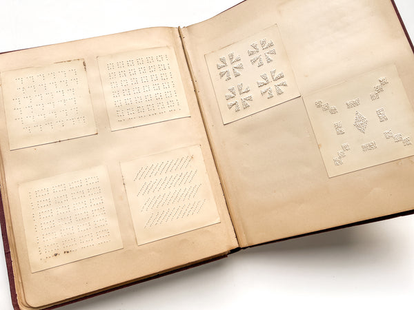 Specimens of Melvina Townsend’s work in the Kindergarten School, 1893 & 1894, 5 & 6 years of age…