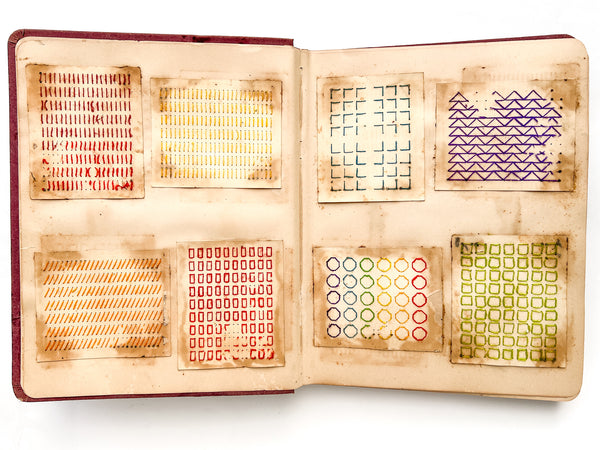 Specimens of Melvina Townsend’s work in the Kindergarten School, 1893 & 1894, 5 & 6 years of age…