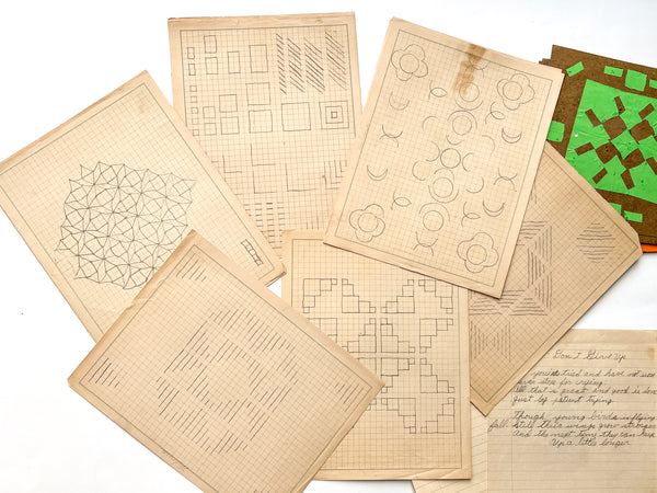 Specimens of Melvina Townsend’s work in the Kindergarten School, 1893 & 1894, 5 & 6 years of age…