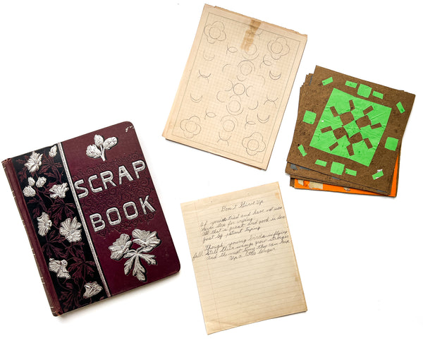 Specimens of Melvina Townsend’s work in the Kindergarten School, 1893 & 1894, 5 & 6 years of age…
