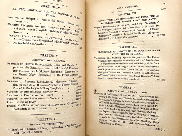 Prostitution, Considered in its Moral, Social, and Sanitary Aspects in London...